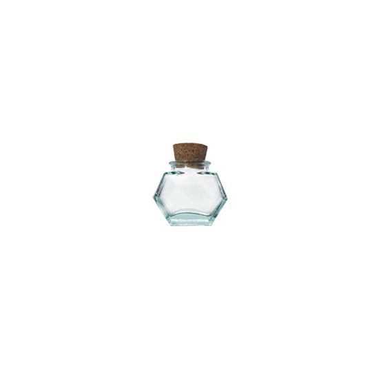 40CC JAR W/CORK STOPPER H5CM/D6CM Pack Of 8 CC 645144