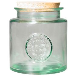 13CM/800ML JAR W/CORK STOPPER AUTHENTIC Pack Of 2 13CM/800ML JAR W/CORK STOPPER AUTHENTIC Pack Of 2