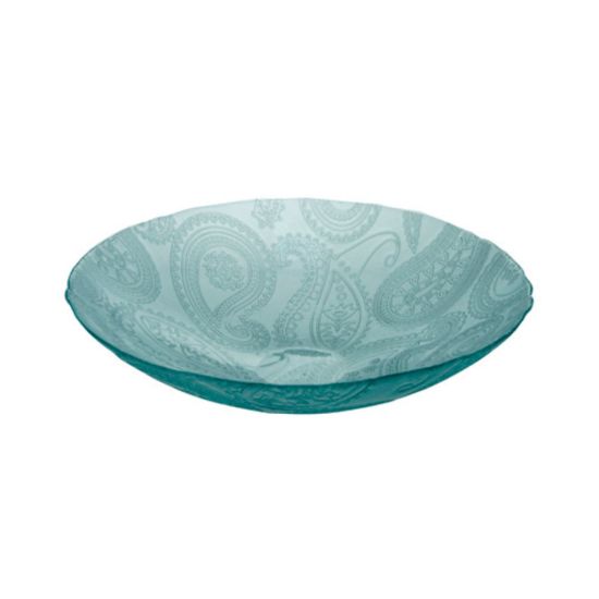 40CM/4L LOW BOWL DARK AQUA CC 647582DB612