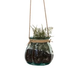 16CM HANGING JAR MACRAME