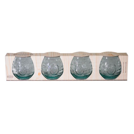 SET 4 40CL GLASS MEDITERRANEO CC 64XW234301