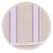 POT GRAB PINK/CREAM STRIPE 22CM Pack Of 2