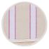 POT GRAB PINK/CREAM STRIPE 22CM Pack Of 2