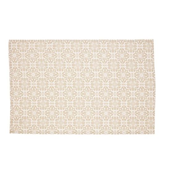 TEA TOWEL TAUPE TILE 46X70CM Pack Of 2 CC 811085