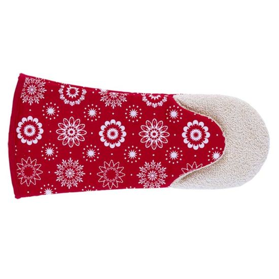 OVEN MITT XMAS SNOWFLAKE 33X19CM CC 811103