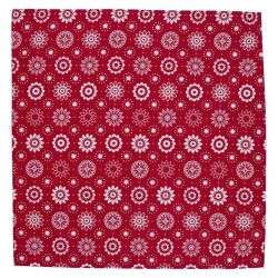 PK 4 NAPKINS XMAS SNOWFLAKE 57X57CM