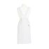 LINEN CROSSOVER APRON WHITE