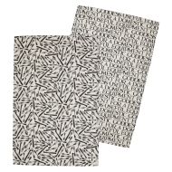 SET 2 TEA TOWELS EB KNIVES & FORKS
