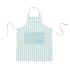 ALICE STD APRON AQUA/WHT SPOT