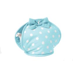 ALICE BOW TEA COSY AQUA/WHT SPOT Pack Of 2 ALICE BOW TEA COSY AQUA/WHT SPOT Pack Of 2