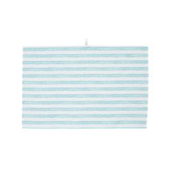 ALICE TEA TOWEL AQUA/WHT STRIPE 46X70CM Pack Of 3 ALICE TEA TOWEL AQUA/WHT STRIPE 46X70CM Pack Of 3