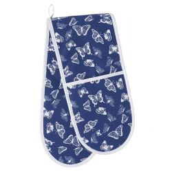 **FREYA DOG NAVY/BUTTERFLIES