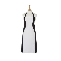 **BLACK/WHITE HOURGLASS APRON