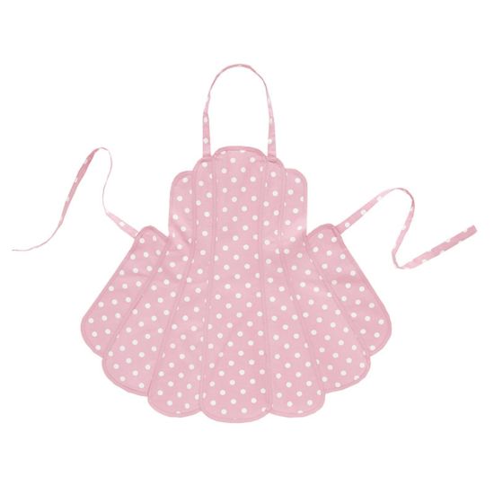 EMILY PANEL APRON/PINK SPOT CC 828202