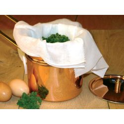 100X91CM CHEFS MUSLIN WHITE