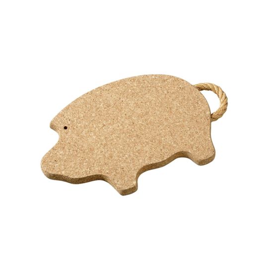 *TRIVET W/ROPE PIG 280MM CORK Pack Of 2 CC 844110