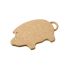 *TRIVET W/ROPE PIG 280MM CORK Pack Of 2