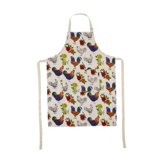 ADULT PVC APRON ROOSTER 59X81CM Pack Of 2 CC 850001