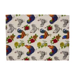 TEA TOWEL ROOSTER 50X70CM Pack Of 4