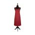 STD APRON RED DENIM 69X95CM