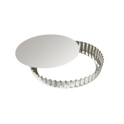 240MM RND FLUTED TART MOULD L/B 240MM RND FLUTED TART MOULD L/B