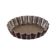 70MM N/S RND FLUTED TART MOULD F/B