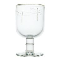 LIBELLULE STEMMED WATER 28CL/HT13.5CM