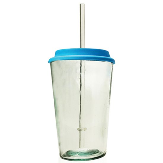 **500ML BLUE GLASS URBAN STYLE HT15CM/D9 CC CS-642236S20-1