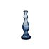 30CM CANDLESTICK BLUE GREY