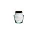 0.5L ROUND JAR W/CORK STOPPER H12CM