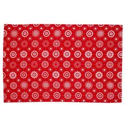 TEA TOWEL XMAS SNOWFLAKE 46X70CM