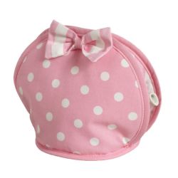 EMILY BOW TEA COSY PINK SPOT EMILY BOW TEA COSY PINK SPOT