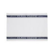 GLASSCLOTH WHT/BLACK STRIPE 70X47CM