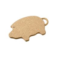 *TRIVET W/ROPE PIG 280MM CORK