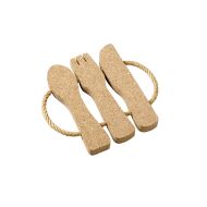 **TRIVET W/ROPE CUTLERY