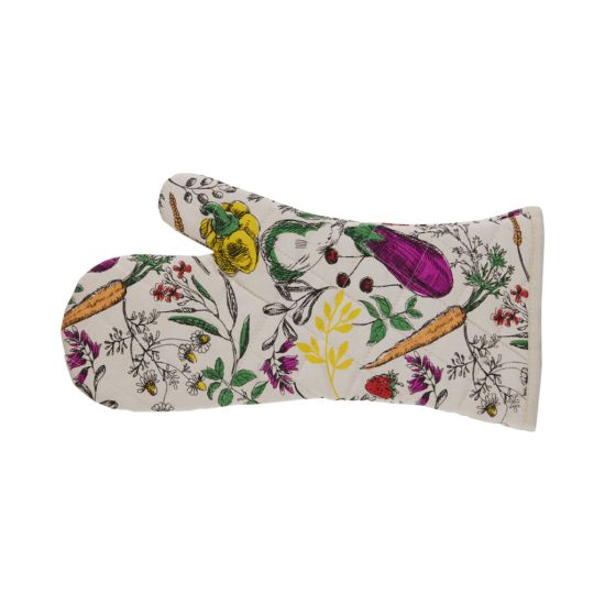 OVEN MITT VEGETABLES 20X37CM CC CS-850012-1