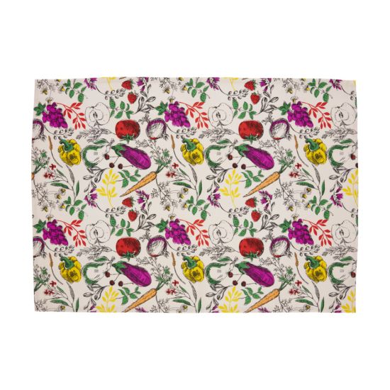 TEA TOWEL VEGETABLES 50X70CM CC CS-850014-1